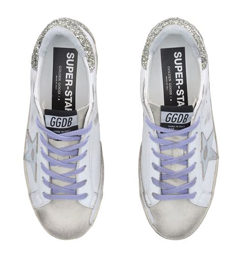 Womens Golden Goose White Superstar Sneakers Harrods Uk