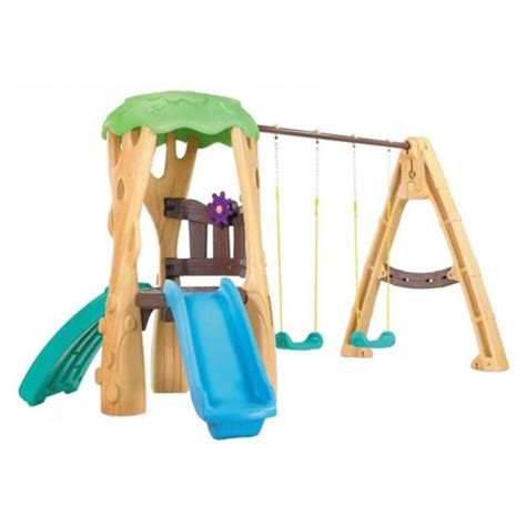 Little Tikes Kids Tree House Backyard Playground Swing Set 633843m