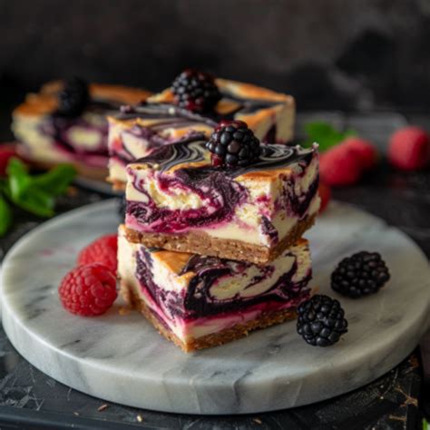 Keto Berry Swirl Cheesecake Bars Recipe Ps Keto