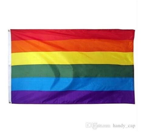 Bandeira Lgbt Gls Arco Iris Colorida Movimento Gay Grande R 45 em São