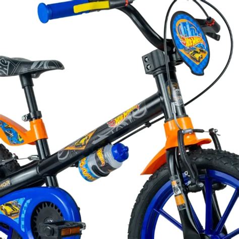 Bicicleta Aro 16 Hot Wheels Nathor Fátima Criança