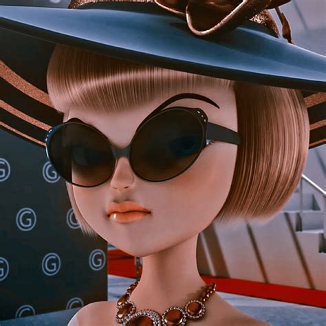 Miraculous Ladybug Audrey Round Sunglasses Anime Circle Icon