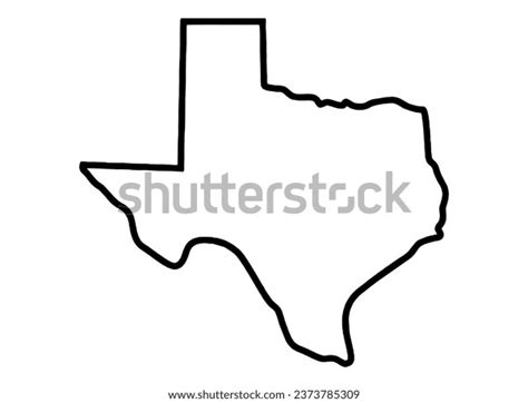 Texas Map Tx Outline Logo Stock Vector (Royalty Free) 2373785309 ...