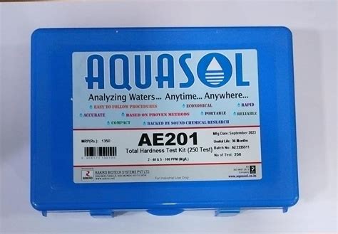 Aquasol Ae Total Hardness Test Kit Mg L Tests Amazon