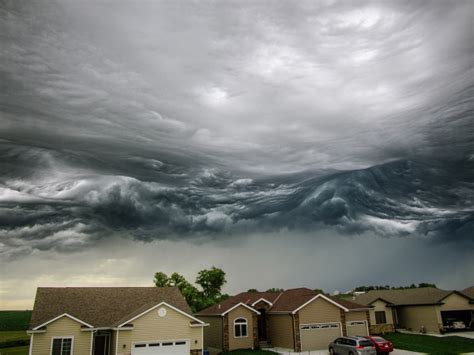 Beautiful Photographs of Storm Clouds Look Like Rolling Ocean Waves