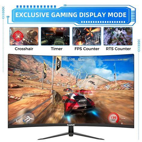 Gawfolk Curved Inch Gaming Monitor Hz Hz Pc Monitor Full Hd