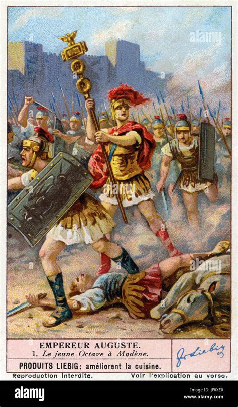 Battle Of Mutina Now Modena Italy 43 Bc Between Octavian And Mark