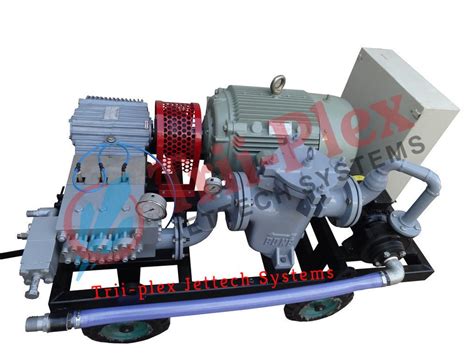 Semi Automatic TRIIPLEX High Pressure Hydro Jetting Cleaning Pump