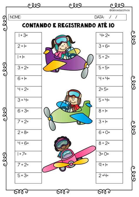 Atividade De Matemática 1º Ano