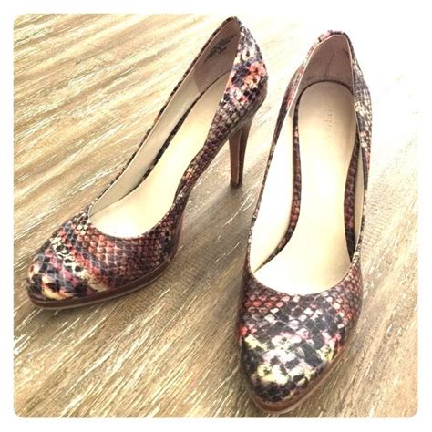 Colored Snakeskin Pumps Heels Pumps Nine West Shoes