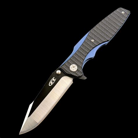 ZT 0393 Hinderer Flipper Knife 3.5" CPM-20CV Blade