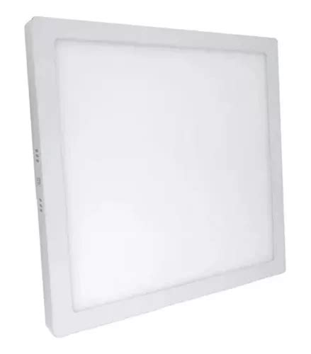 Plafon Led Quadrado 24w Painel Sobrepor Slim 30x30 Parcelamento Sem Juros