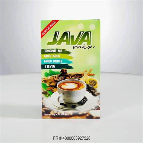 Java Mix 9 In 1 Herbal And Health Coffee Mix With Tongkat Ali Gotu