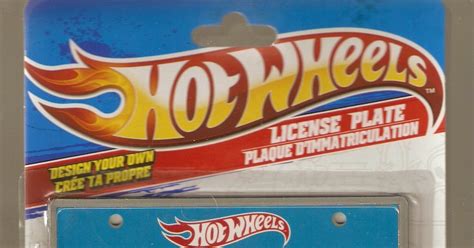 Hot Wheels License Plate At Adolph Sheryl Blog