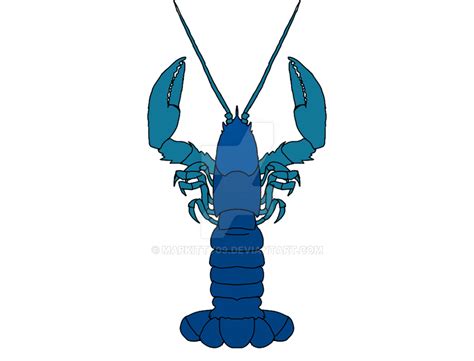 blue lobster by Markitty09 on DeviantArt