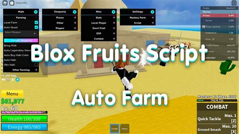 Blox Fruits Script Auto Farm Quests GUI OP Blox Fruits Hack S