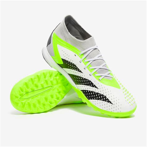 Adidas Predator Accuracy 1 TF Bianco Nero Core Limone Lucido Scarpe