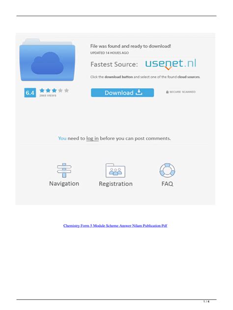 Fillable Online Chemistry Form Module Nilam Answer Hawkrotynsbet