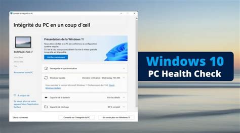 Microsoft Va Forcer Linstallation De PC Health Check Sur Windows 10