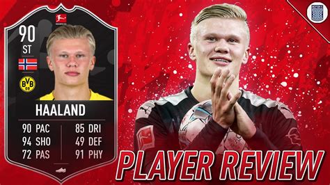 90 Haaland Bundesliga Player Of The Month Player Review Potm Haaland