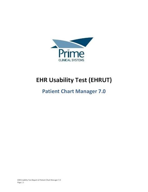 Pdf Ehr Usability Test Report Revised Report Based On Iso Iec