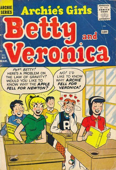 Gcd Issue Archies Girls Betty And Veronica 63 Betty And