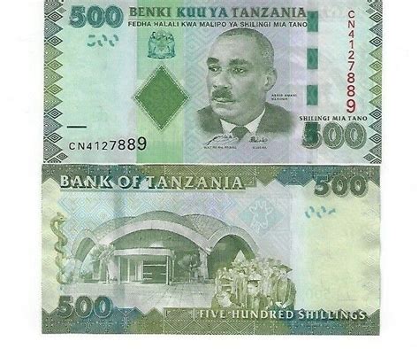 Tanzania 500 Shillings 2010 Unc Banknotes Ebay