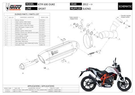 Mivv Pot D Echappement Homologue Cat Oem Suono Acier Noir C Ktm