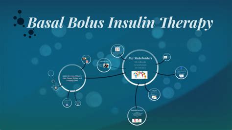 Basal Bolus Insulin Therapy by