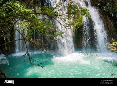 Chiflon Waterfall Cascada El Supiro Chiapas Mexico Stock Photo Alamy