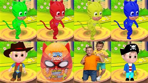 Tag With Ryan Vs Vlad And Niki Run Pj Masks Catboy Vs Mystery