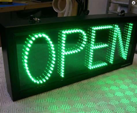 Single Colour Led Displays Messagemaker Displays Esi Interior Design