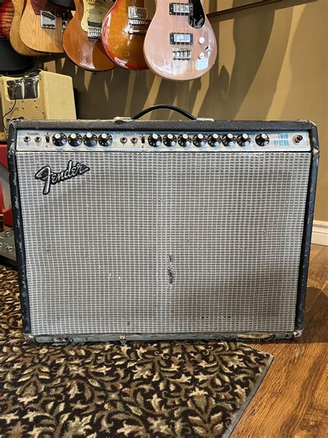 Fender Twin Reverb Amp Vintage Mid 70s 1413573856239