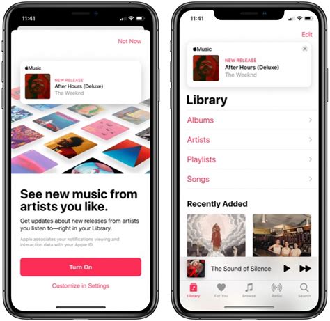 Apple Music Rolling Out Feature That Displays New Music Notifications