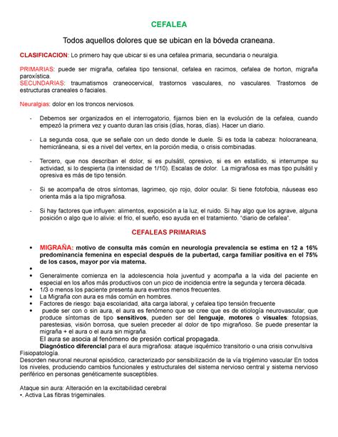 Cefalea Una Historia Por Descubrir 10