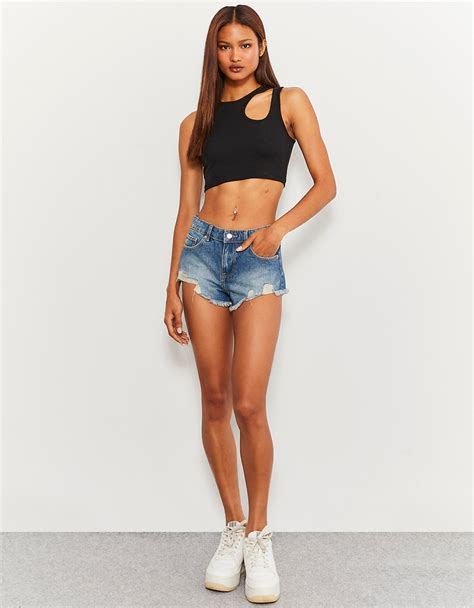 Low Waist Micro Denim Shorts Tally Weijl Netherlands