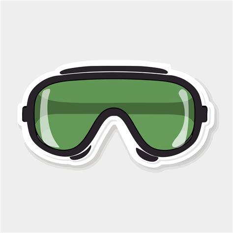 Ski Goggles Icon Vector Illustration Flat Design 23372571 Vector Art At Vecteezy