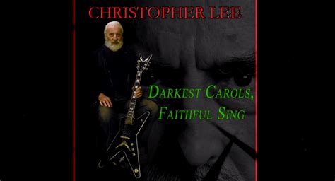 Christopher Lee Releases New Christmas Heavy Metal Singles