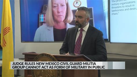 Judge Grants Motion Against New Mexico Civil Guard Youtube