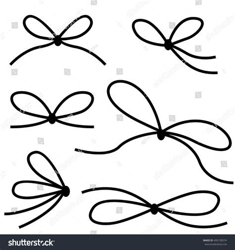 String Bow Clipart Black And White