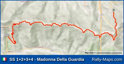 Mapa Harmonogram Profil Elewacji Os Madonna Della Guardia