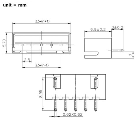 Jst Xh P Compatible Connector Met Kabel En Printplaatconnector Jst