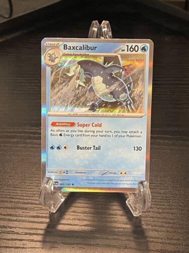 Pok Mon Tcg Baxcalibur Scarlet Violet Paldea Evolved Holo