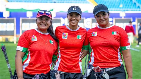 México femenil en tiro con arco compuesto se coloca en tercer lugar de