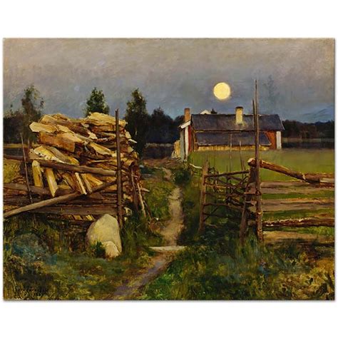 Eero Järnefelt Summer Night Moon Art Print CANVASTAR