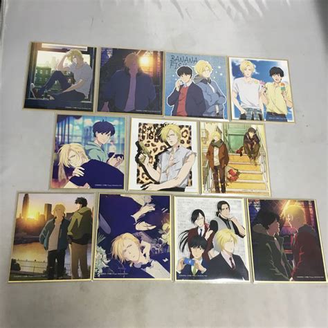 Banana Fish バナナフィッシュ スタンド付きミニ色紙コレクション 全11種セット アッシュ リンクス 奥村英二 23112301