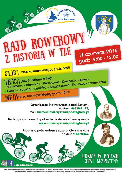 Zaproszenie Na Rajd Rowerowy Trzemeszno Info