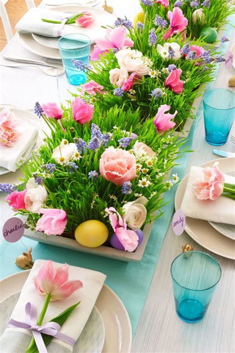 20+ Wonderful Table Decorations For A Lovely Easter Brunch - Top Dreamer