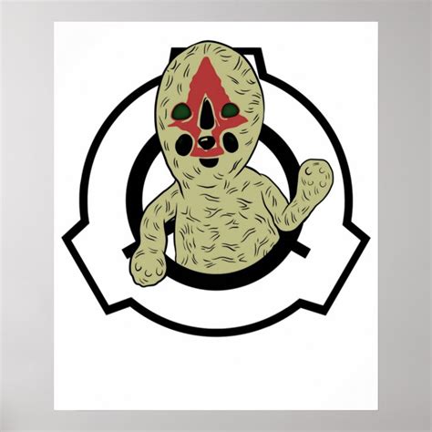 Scp 173 Scp Foundation Peanut The Sculpture Poster Zazzle