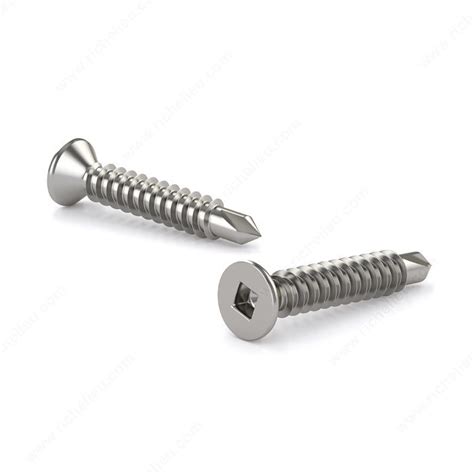 Stainless Steel Metal Screw Flat Head Square Drive Self Tapping